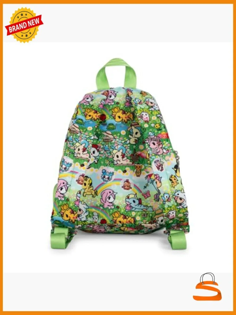 Mini Backpack Purse with Zipper Pockets, Lightweight Travel Bag